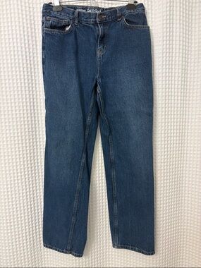 Cat & Jack Dark Blue Straight Leg Kids Jeans Size 16 Husky